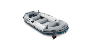 Intex Mariner 4 Set | Bateau gonflable à fond dur pour 4 personnes