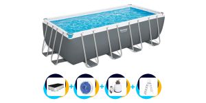 Bestway piscine 488 x 244 x 122 cm | Rectangulaire Power Steel