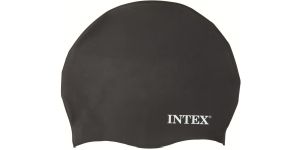 Bonnet de bain Intex noir | Silicone