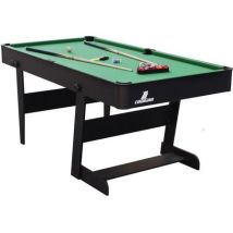 Table de billard pliable | Cougar Hustle XL | Noir