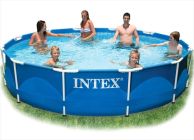 Piscine ronde Intex 366 x 76 | Cadre métallique