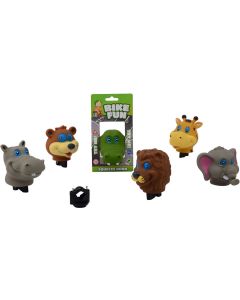 Bike Fun honker animal figure 6 assorted