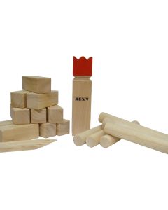 Bex Sport Original Kubb Red King - Bois d'hévéa