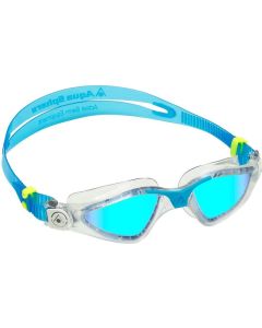 Kayenne Blue Titanium Mirrored Lens Clear/Turquoise