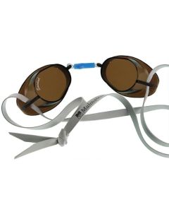 Lunettes de natation Malmsten classiques, antibuée, marron