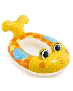 Intex piscine bateau enfant poisson jaune