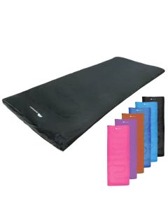 Sac de couchage Oventure SleepPlus - noir | Sac de couchage 3 saisons | Confortable jusqu'à 8 °C | Pour le camping, l'hébergement et les festivals