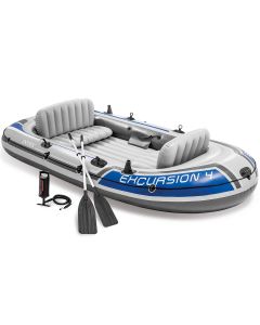 Intex bateau gonflable Excursion 4 | 4 personnes | Extra large