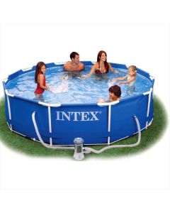 Intex Metal Frame piscine 305 x 76 avec pompe filtrante