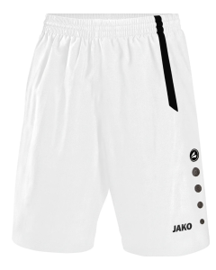 JAKO Pantalon de sport Turin | blanc/noir | Size : 164